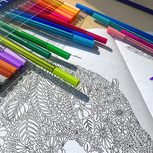 Set 24 Tiralíneas Punta Fina 0.4 Mm Lavoro