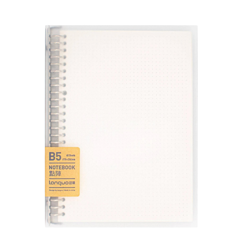 Libreta Languo Anillada B5 Sistema Refill + Pack Hojas Repuesto