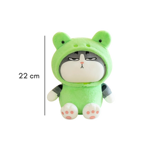 Peluche Gato Emperador Disfraz Rana