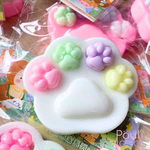 Squishy Patita De Gato Pegajosa Con Mini Patitas