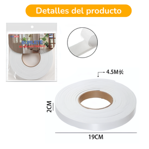 Cinta Selladora Para Puerta Y Ventana 2 Cm X 4.5 M Blanca