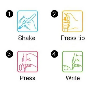 Set 8 Plumón Mágico Outline Marcadores Rotuladores Metálico