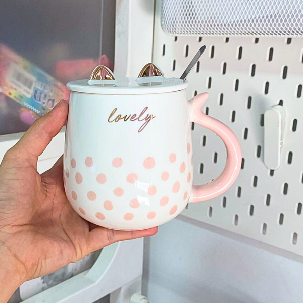 Set De 2 Tazas Mug Tazón De Gatito Tiernos Apilables