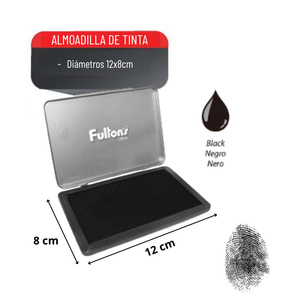 Tampón Almohadilla de Tinta para Timbres