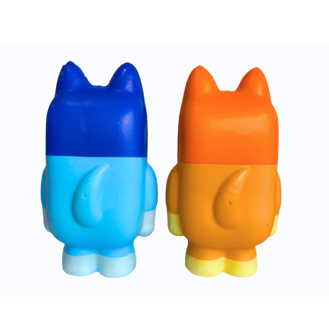 Juguete Bluey Y Bingo Squishy Antiestrés Set De 2