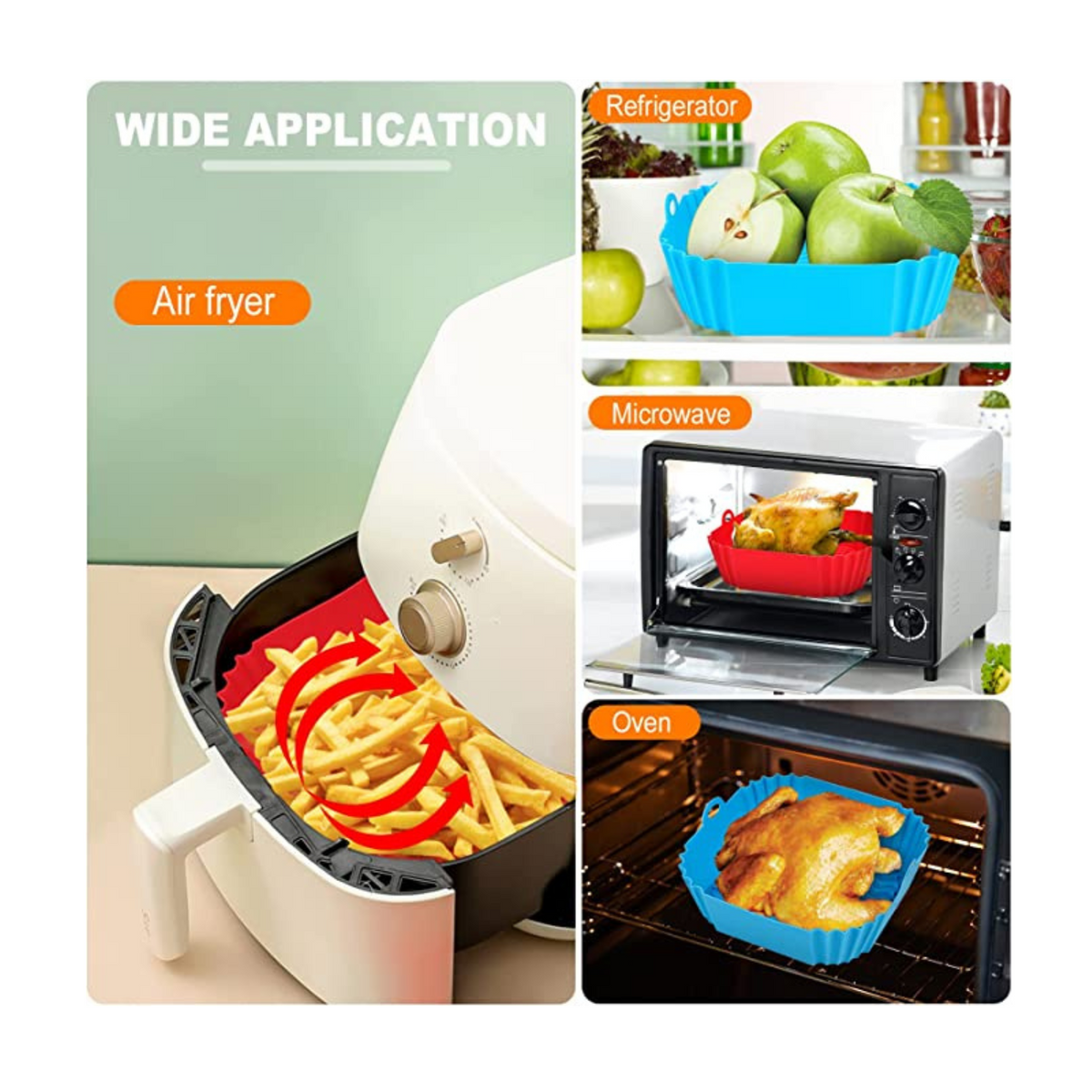 Silicona Airfryer Antiadherente Reutilizable