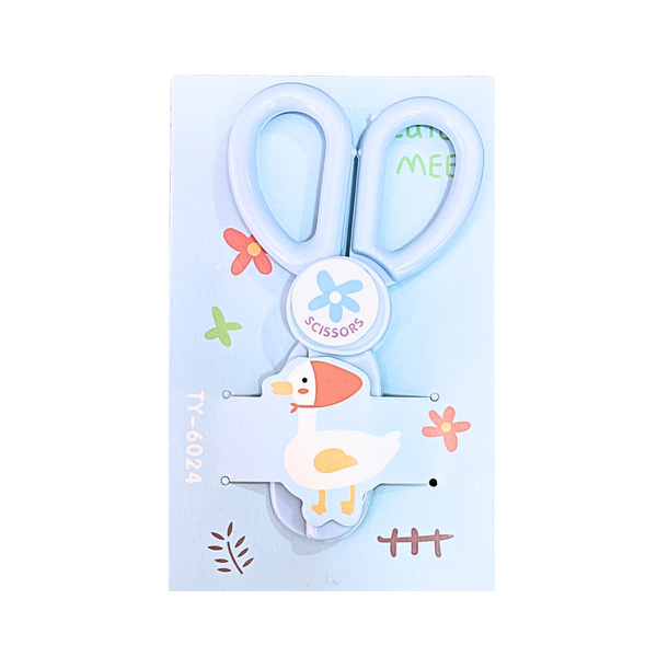 Tijeras Para Niños Punta Roma Escolar Kawaii Pastel