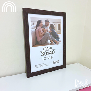 Marco Para Foto 30x40 Cm De Madera Con Vidrio Protector