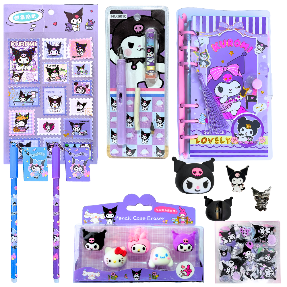 Box Regalo con Planificador Semanal Papelería Kuromi