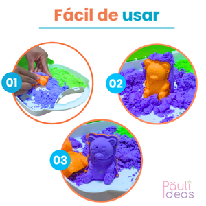 Arenas Mágica Con Moldes Y Herramientas