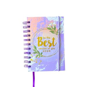 Agenda 2026 Tamaño A6 Diseño Frases Motivacionales