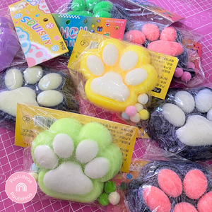 Squishy Mediana Patita De Gato Pegajosa Juguete Antiestrés