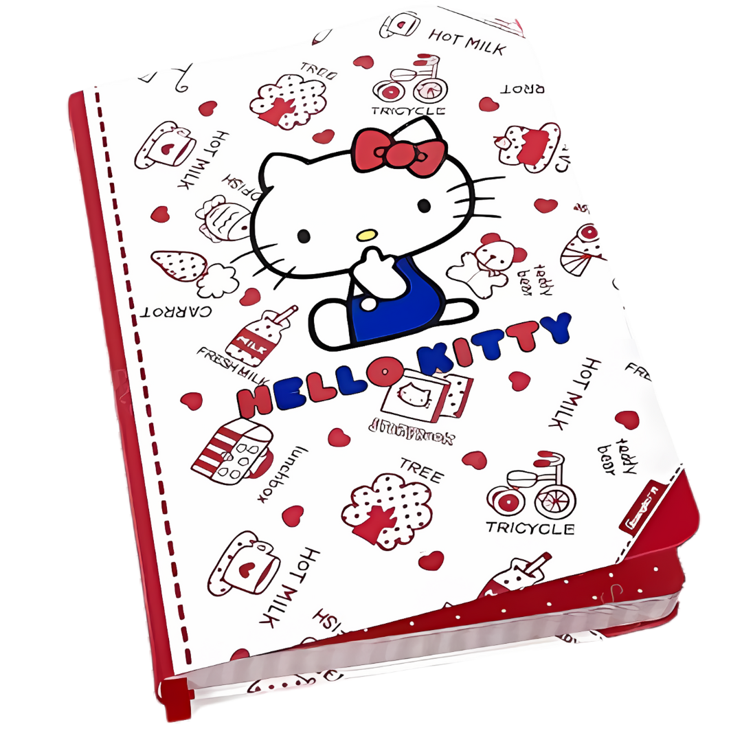 Libreta Tipo Agenda Hello Kitty Con Lápiz Kawaii