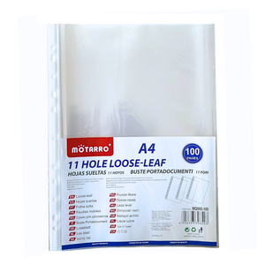 Fundas Plásticas Transparente A4 Pack De 100 Hojas