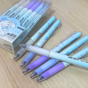 Pack 12 Lápices Tinta Gel 100% Borrable Diseño Kawaii