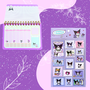 Box Small Regalo Papelería Kawaii Kuromi