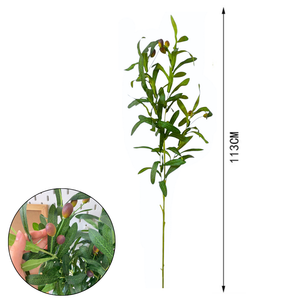 Rama De Olivo Planta Artificial Para Decoración