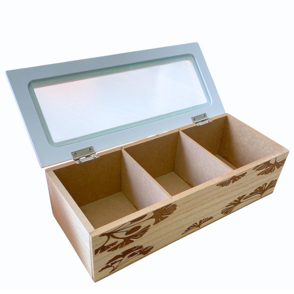 Organizador De Madera Para Bolsas De Té