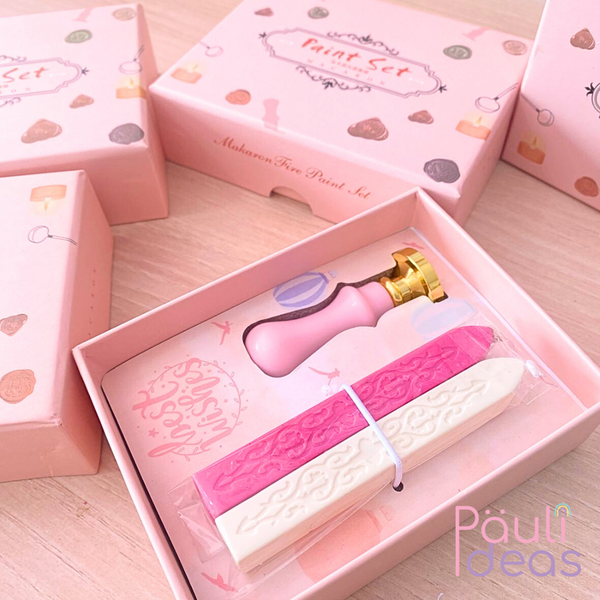 Sello Con Lacre Vintage Timbre Cera Tarjetas