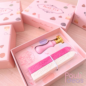 Sello Con Lacre Vintage Timbre Cera Tarjetas