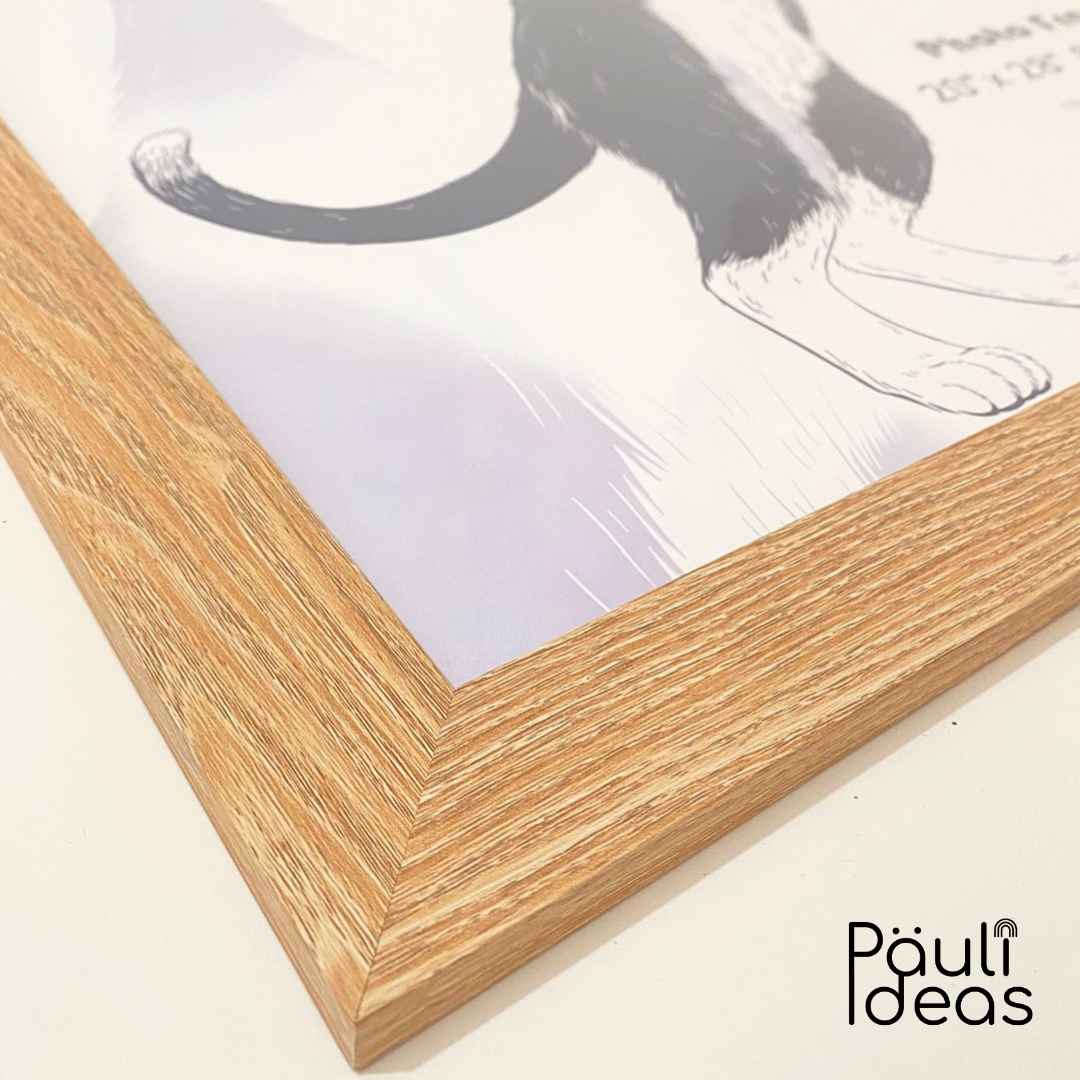 Marco Para Foto 50x70 Cm Cuadro Portarretrato Decorativo