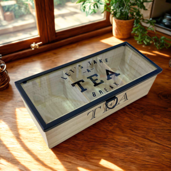Organizador De Madera Para Bolsas De Té