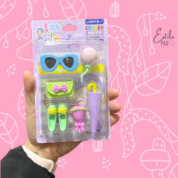 Gomas De Borrar Para Niños Kawaii