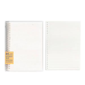 Libreta Languo Anillada B5 Sistema Refill + Pack Hojas Repuesto
