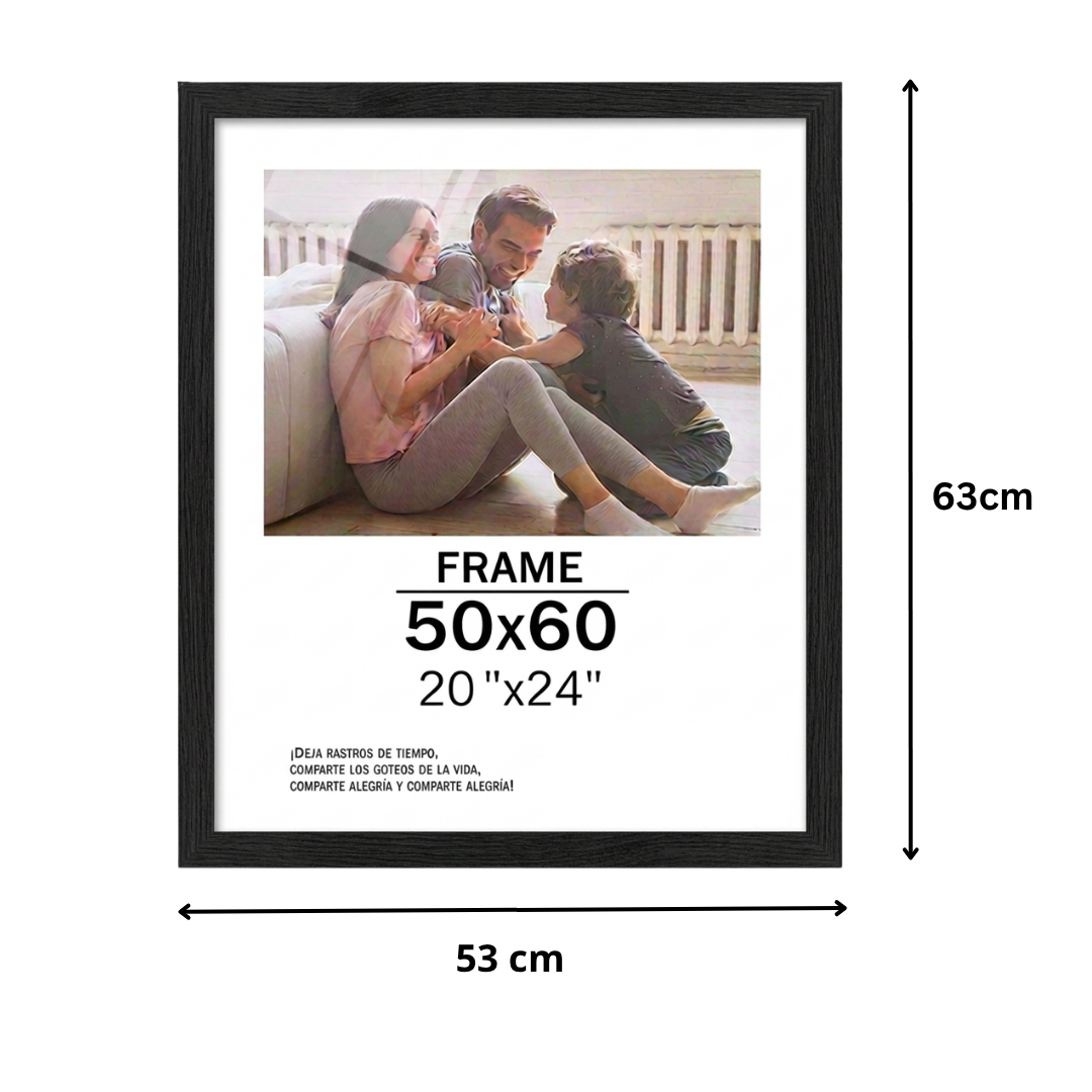 Marco Para Foto 50x60 Cm Cuadro Portarretrato Decorativo