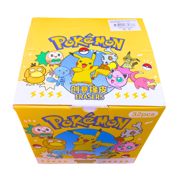 Gomas de Borrar Sorpresa Pokémon para Cotillón