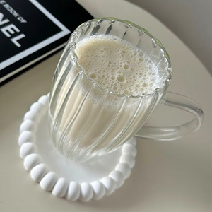 Set 2 Taza De Doble Cubierta De Vidrio Grandes 450ml Mug