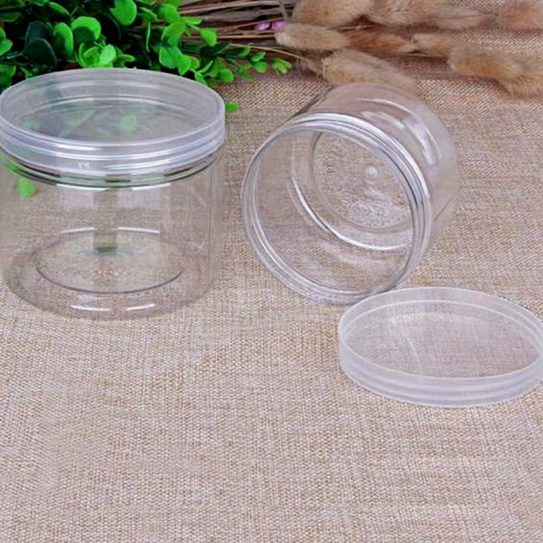 Envase Plástico Con Tapa Rosca Contenedor Pack De 2