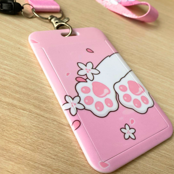 Lanyard Cinta Colgante + Portacredencial Tierno Kawaii