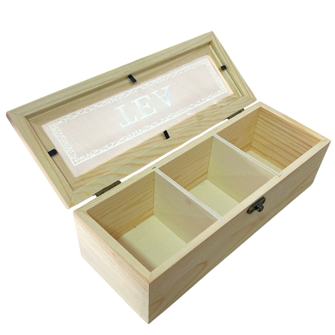 Organizador De Madera Para Bolsas De Té