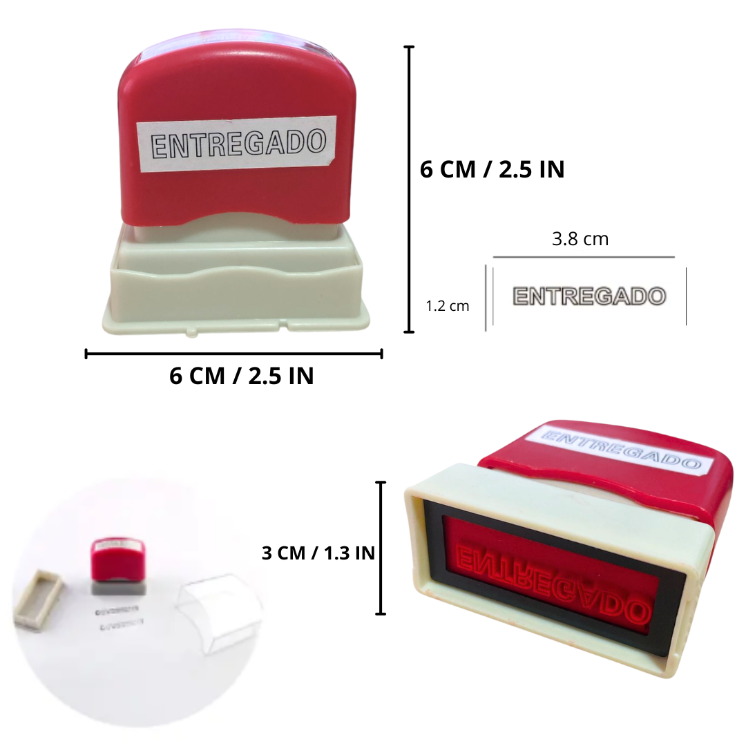 Sello Automático De Entregado Timbre De Oficina