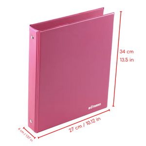 Archivador Fc De Pvc Con 4 Anillos Carpeta Organizadora