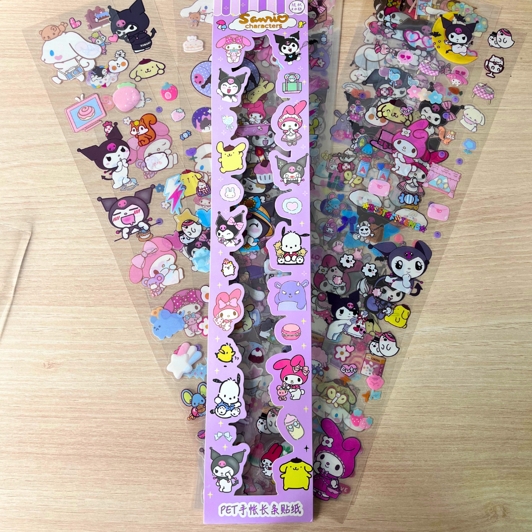 Set de Stickers Kawaii de Kuromi