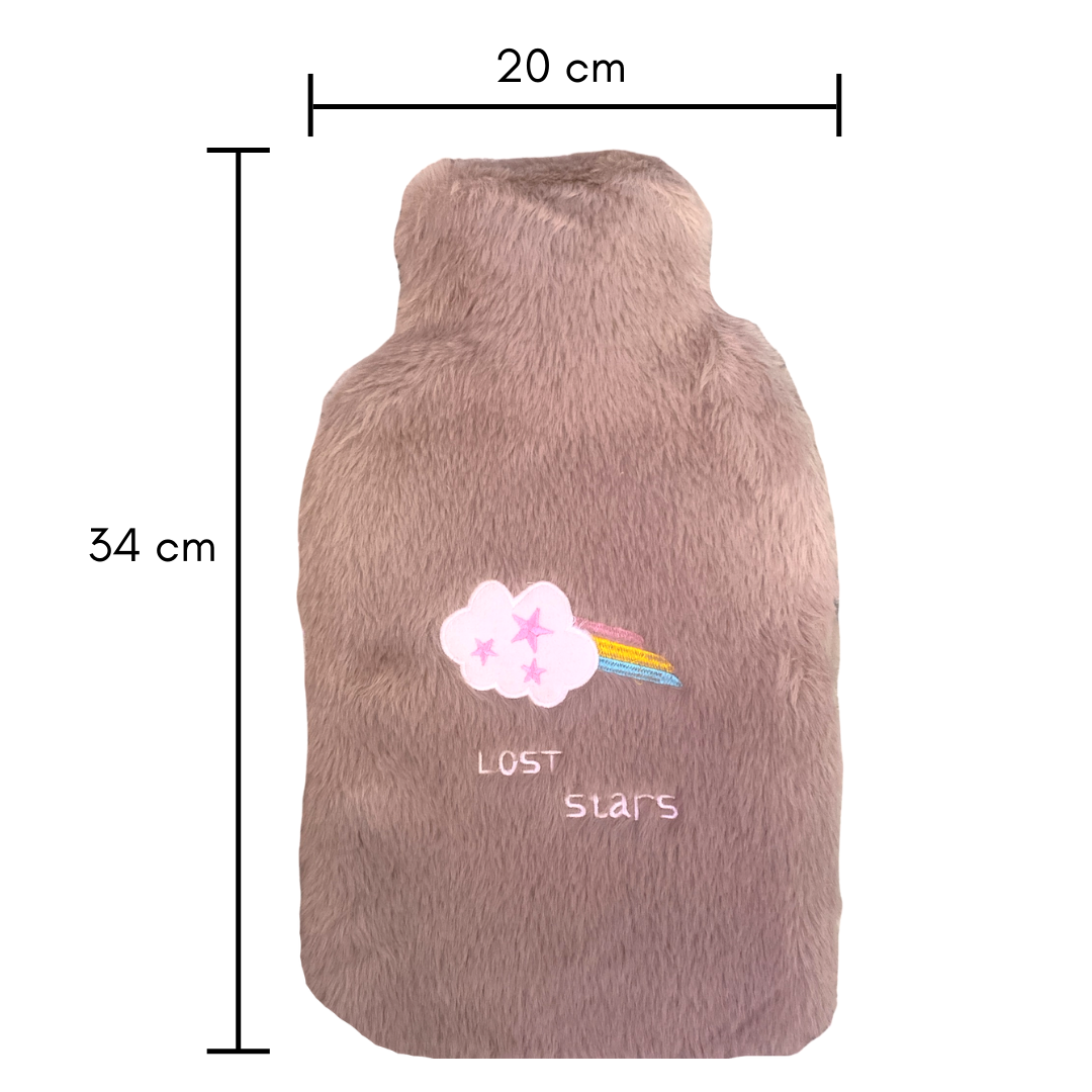 Guatero Con Funda Felpa 2 Lts Bolsa Agua Caliente Kawaii