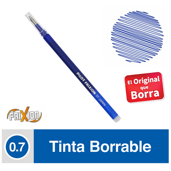 Repuestos Tinta Gel Borrable Pilot Frixion Ball 0.7mm
