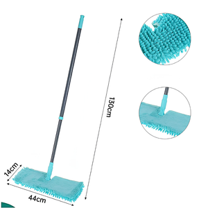 Trapero De Microfibra Y Pulidor Con Mango Extensible 2 En 1