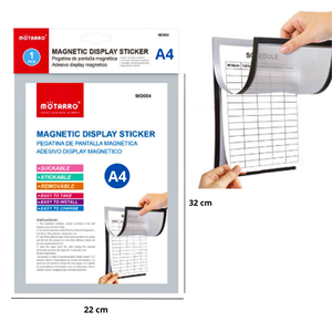 Marco Magnético Plástico A4 Funda Protección De Documentos