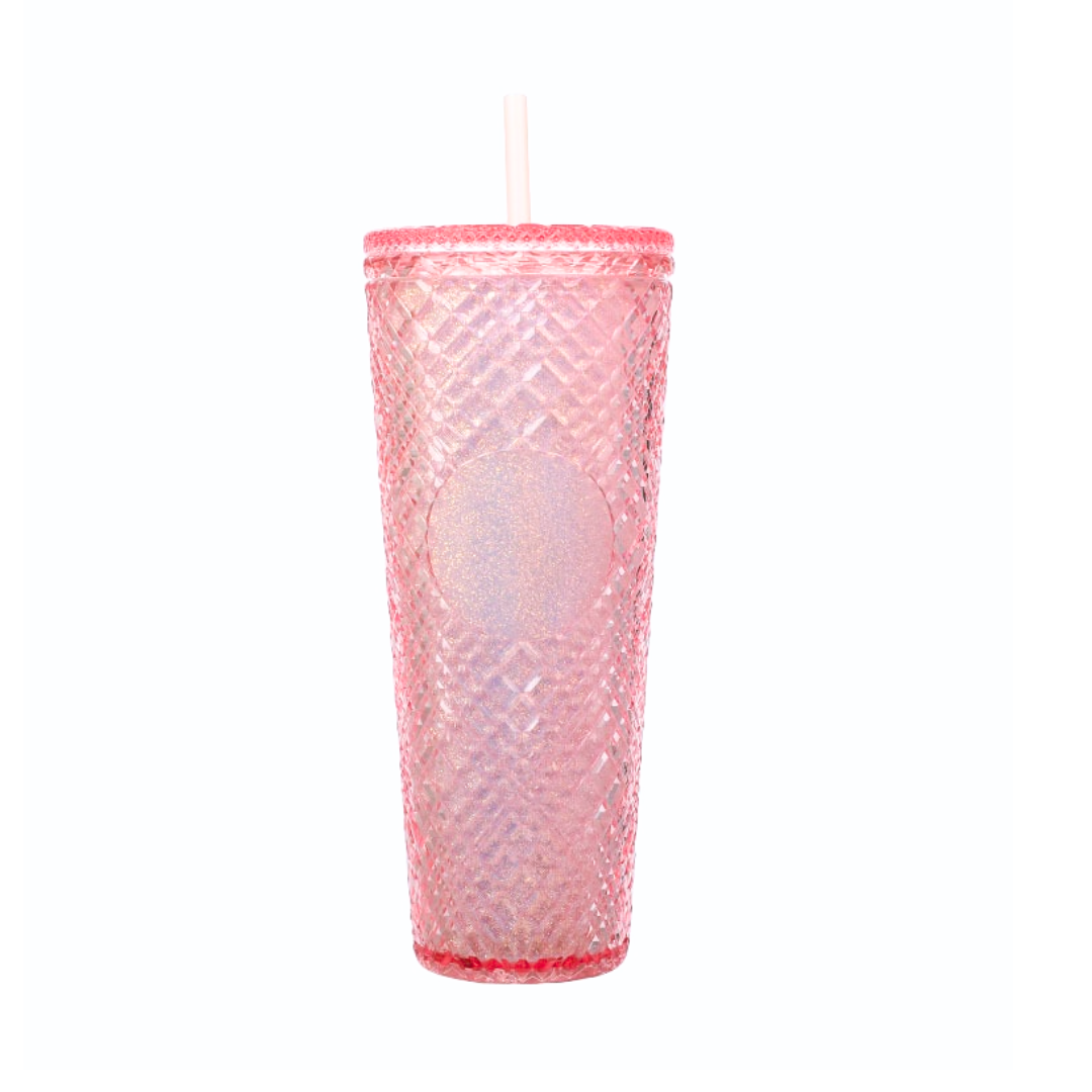 Vaso Tumbler Acrílico Frio/Caliente con Bombilla Dupe 700 ml