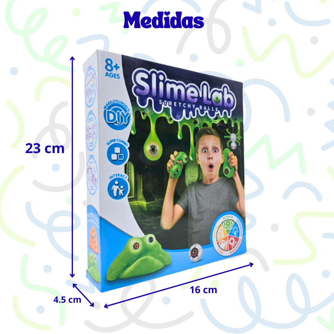 Kit De Hacer Slime Monstruo Lavable Experimento Para Niños