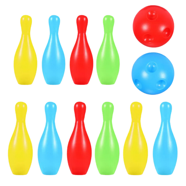 Set De Bowling Palitroques Bolos Juego Para Niños