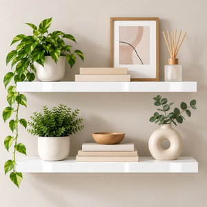 Repisa Flotante De Pared MDF 50 Cm Estante Decorativo
