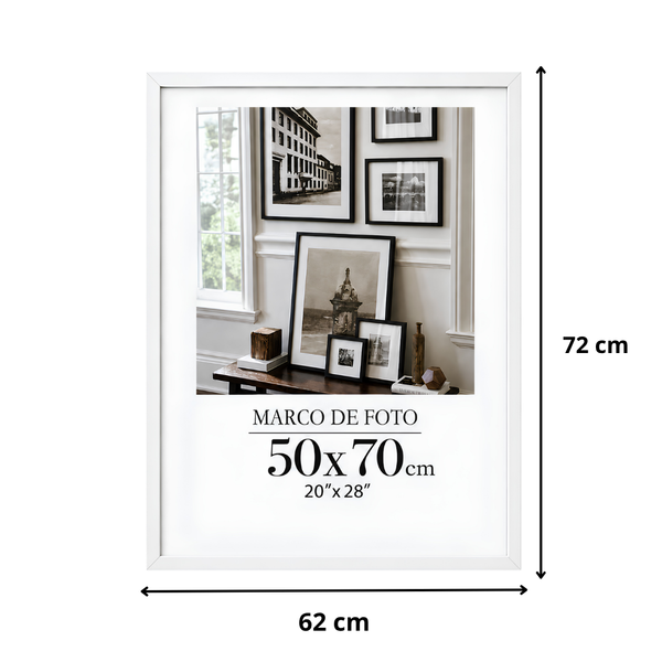 Marco Para Foto 50x70 Cm Cuadro Portarretrato Decorativo