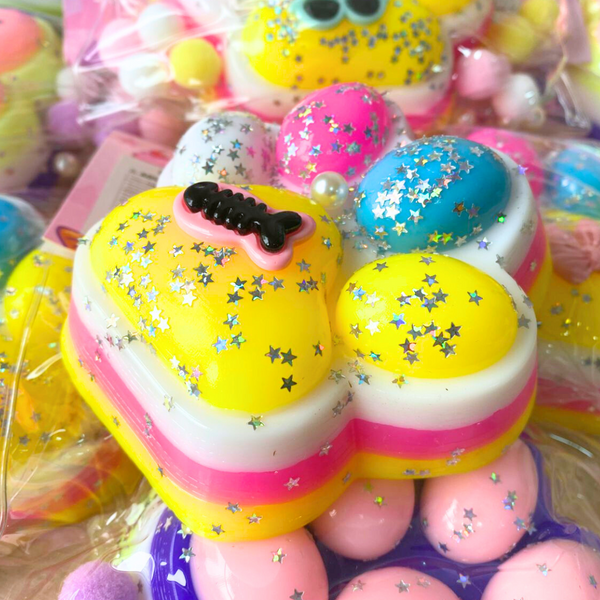 Squishy Grande Patita De Gato Pegajosa Juguete Antiestrés