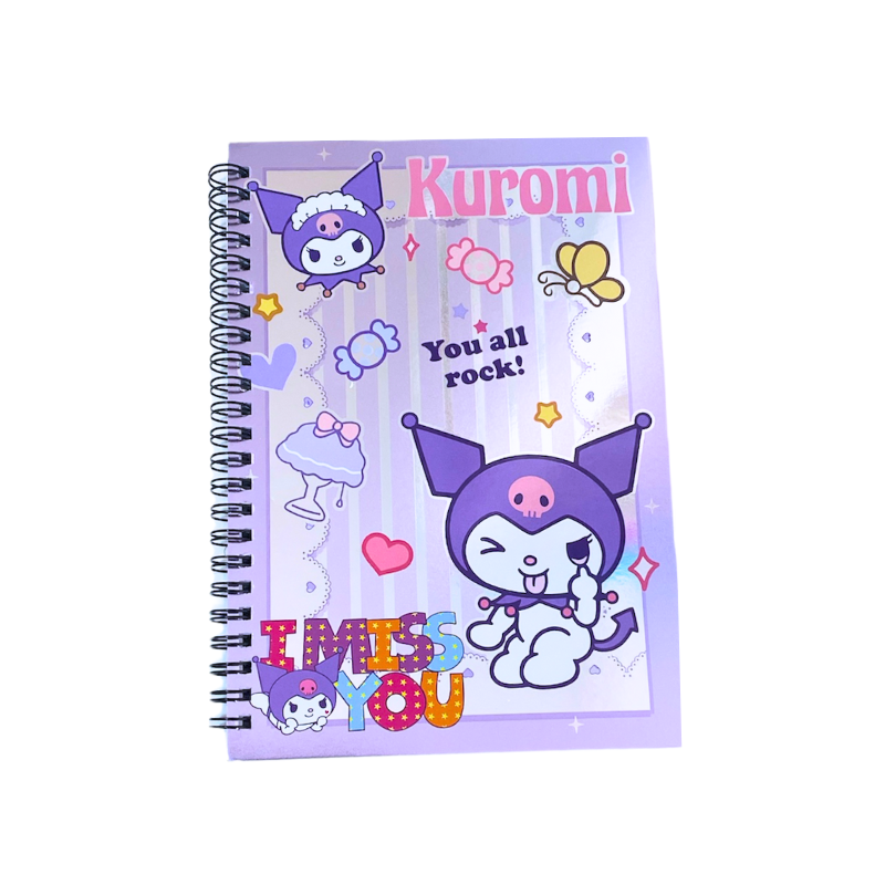 Libreta Anillada Kuromi Kawaii