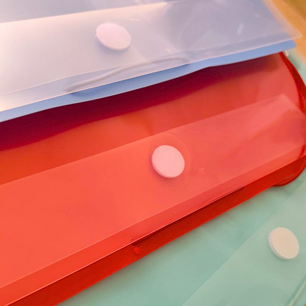 Carpeta Archivadora Anillada A4 Con 40 Fundas Transparentes