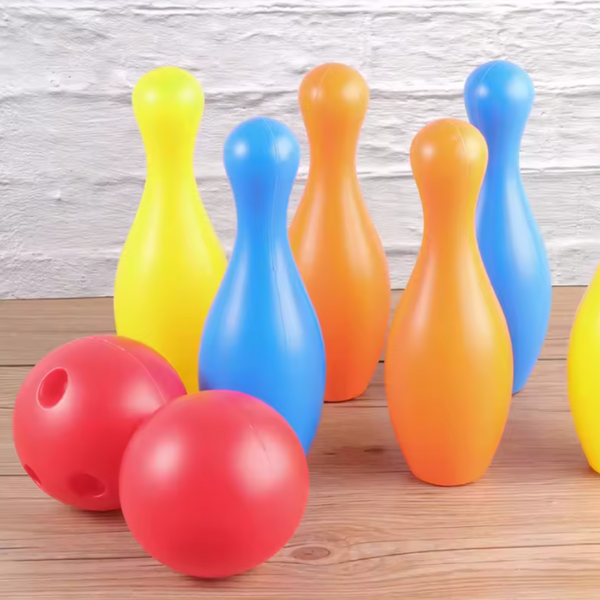 Set De 6 Bolos Juego Bowling Palitroques Para Niños